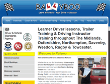 Tablet Screenshot of drivingschoolnorthampton.com